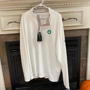 Nike Boston Celtics Dri-Fit Half Zip Golf Pullover Size XXL